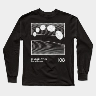 Comet Course / Minimalist Graphic Artwork Fan Design Long Sleeve T-Shirt